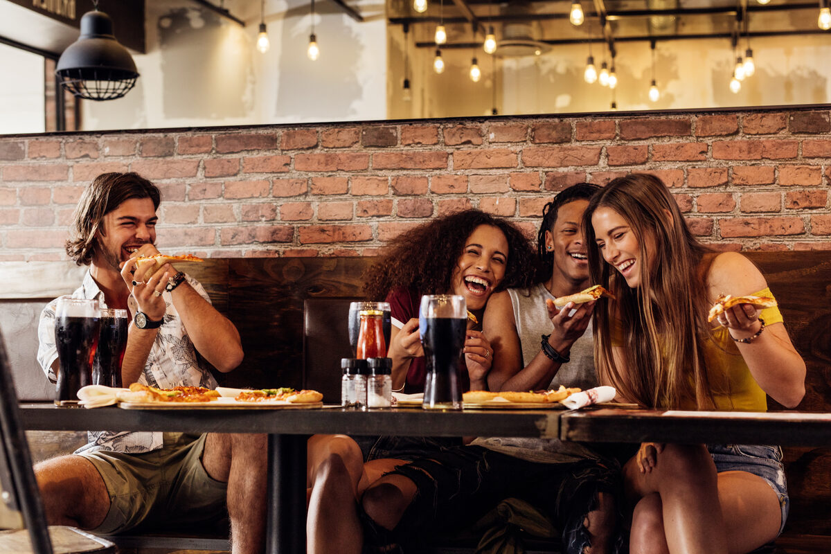 Guests at restaurants, quick-service counters and convenience stores